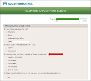 Patient Experience Survey