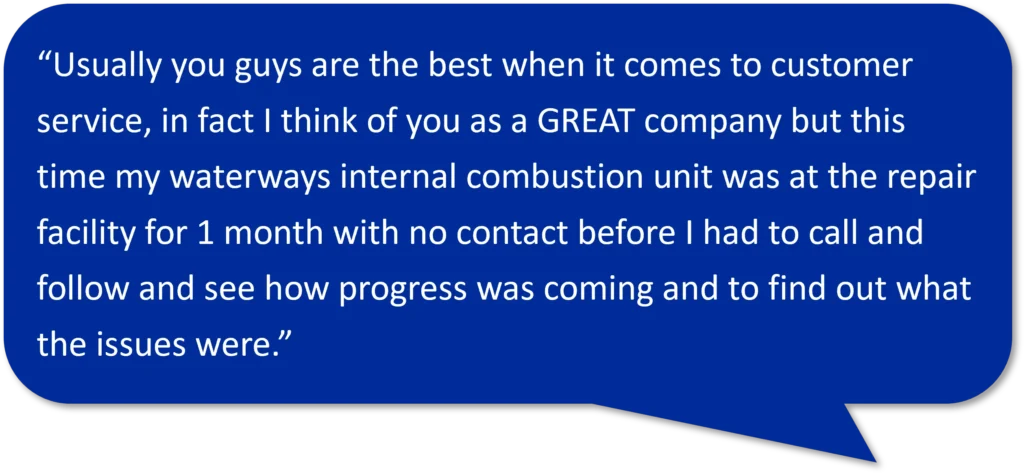 a typical open ended comment from a customer survey that demonstrates the importance of text tagging and verbatim analysis