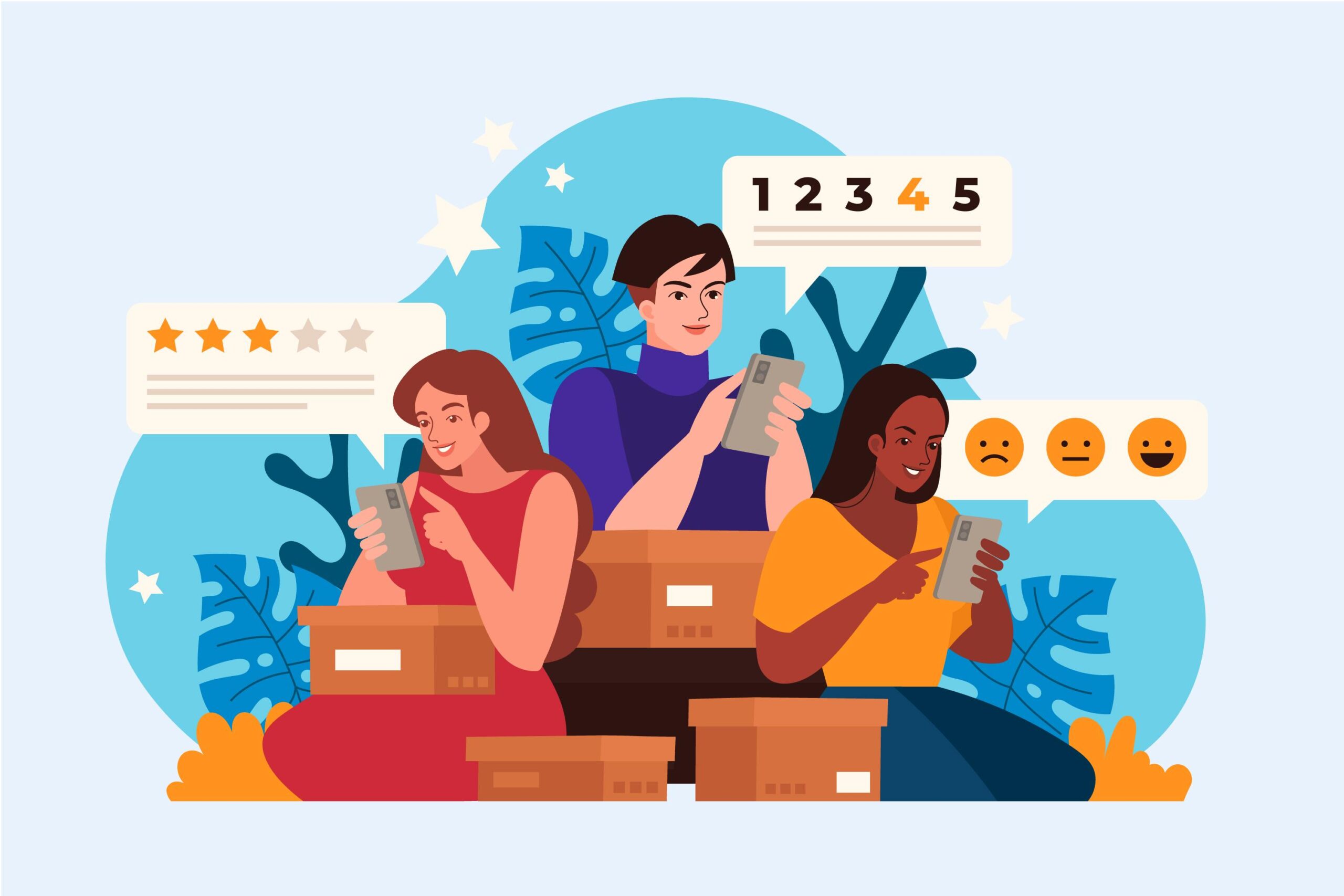 people taking a survey