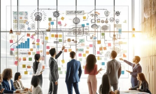 people discussing customer experience strategy